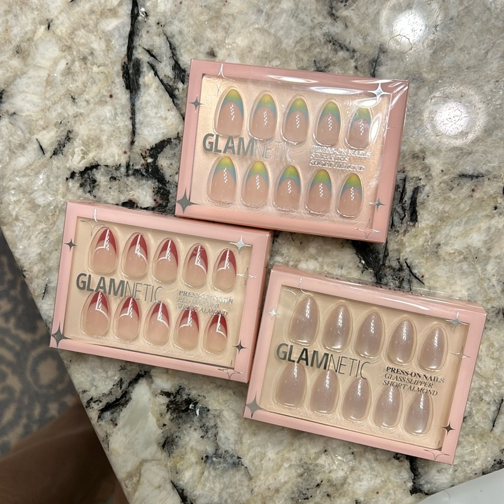 3 Packs of Glamnetic Press on Nails - Unopened